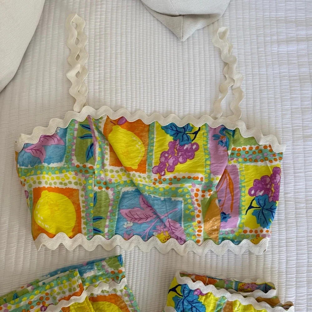Colorful Patterned Matching Set - Picture 2 of 6